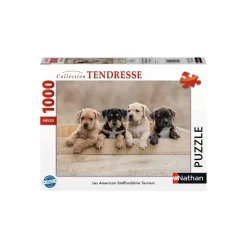 Puzzle 1000 pièces : Collection Tendresse - Les American Staffordshire Terriers - Nathan