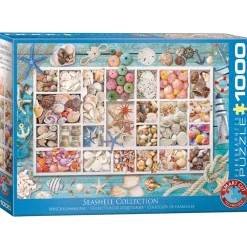 Puzzle 1000 pièces : Collection de coquillages - Eurographics