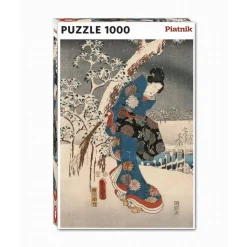 Puzzle 1000 pièces : CONTE DE GENJI - Hiroshige - Piatnik