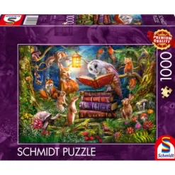 Puzzle 1000 pièces : Contes sylvestres du soir - Schmidt