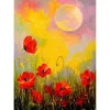 Puzzle 1000 Pièces : Coquelicots au clair de lune - EnjoyPuzzle