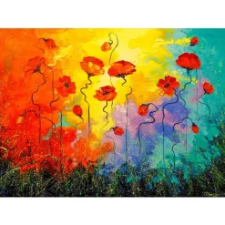Puzzle 1000 Pièces : Coquelicots Magiques - EnjoyPuzzle