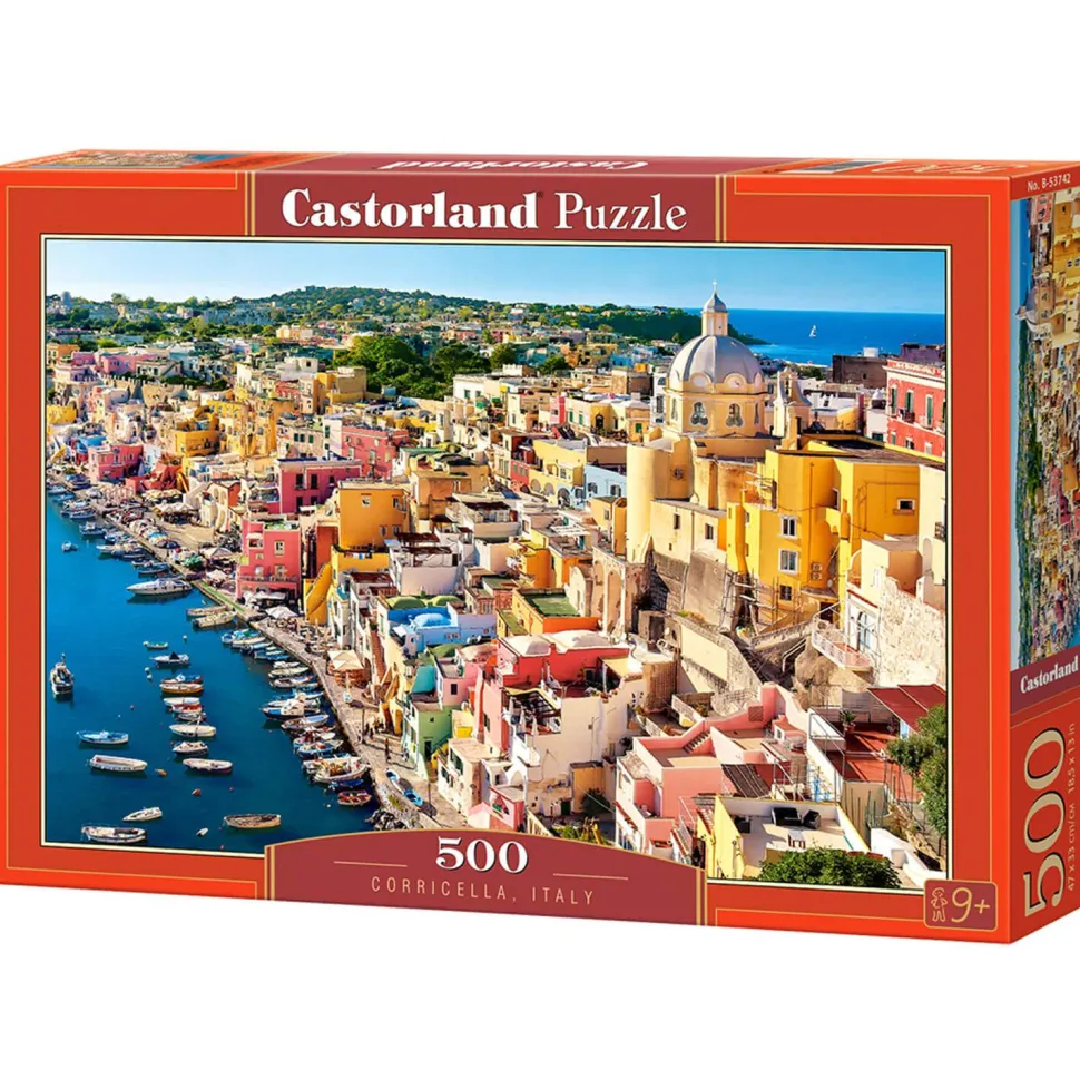 Puzzle 500 pièces : Corricella, Italie - Castorland