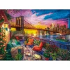 Puzzle 3000 pièces : Coucher de soleil sur le balcon de Manhattan - Clementoni