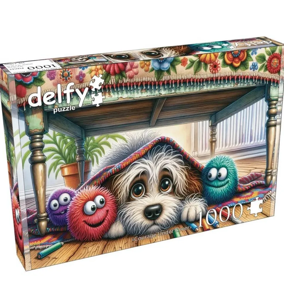 Puzzle 1000 pièces : COURAGE SOUS COUVERTURE - JaCaRou