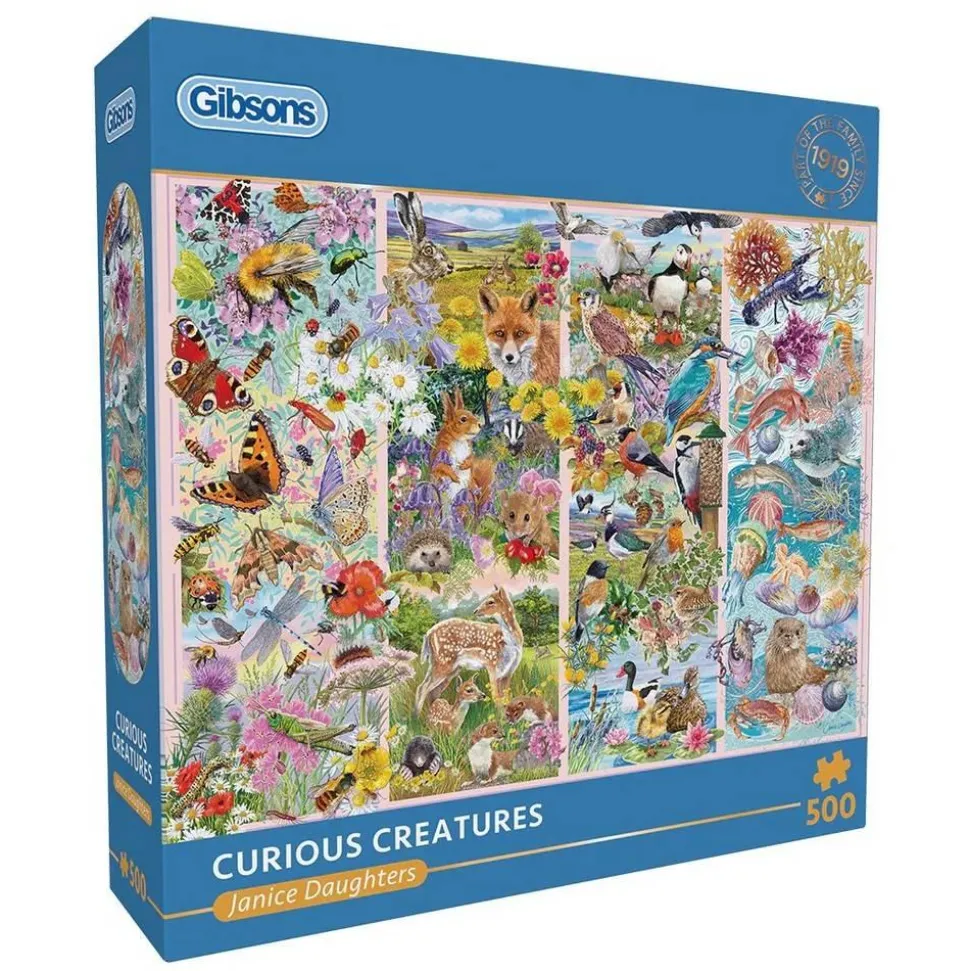 Puzzle 500 pièces : Créatures curieuses - Gibsons