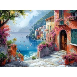 Puzzle 1000 pièces : Côte Amalfitaine - Ks Games