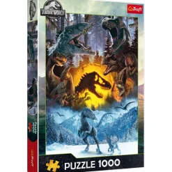 Puzzle 1000 pièces : Dans le monde de Jurassic Park - Trefl