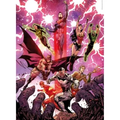 Puzzle 1000 pièces : DC Comics - Justice League - Clementoni