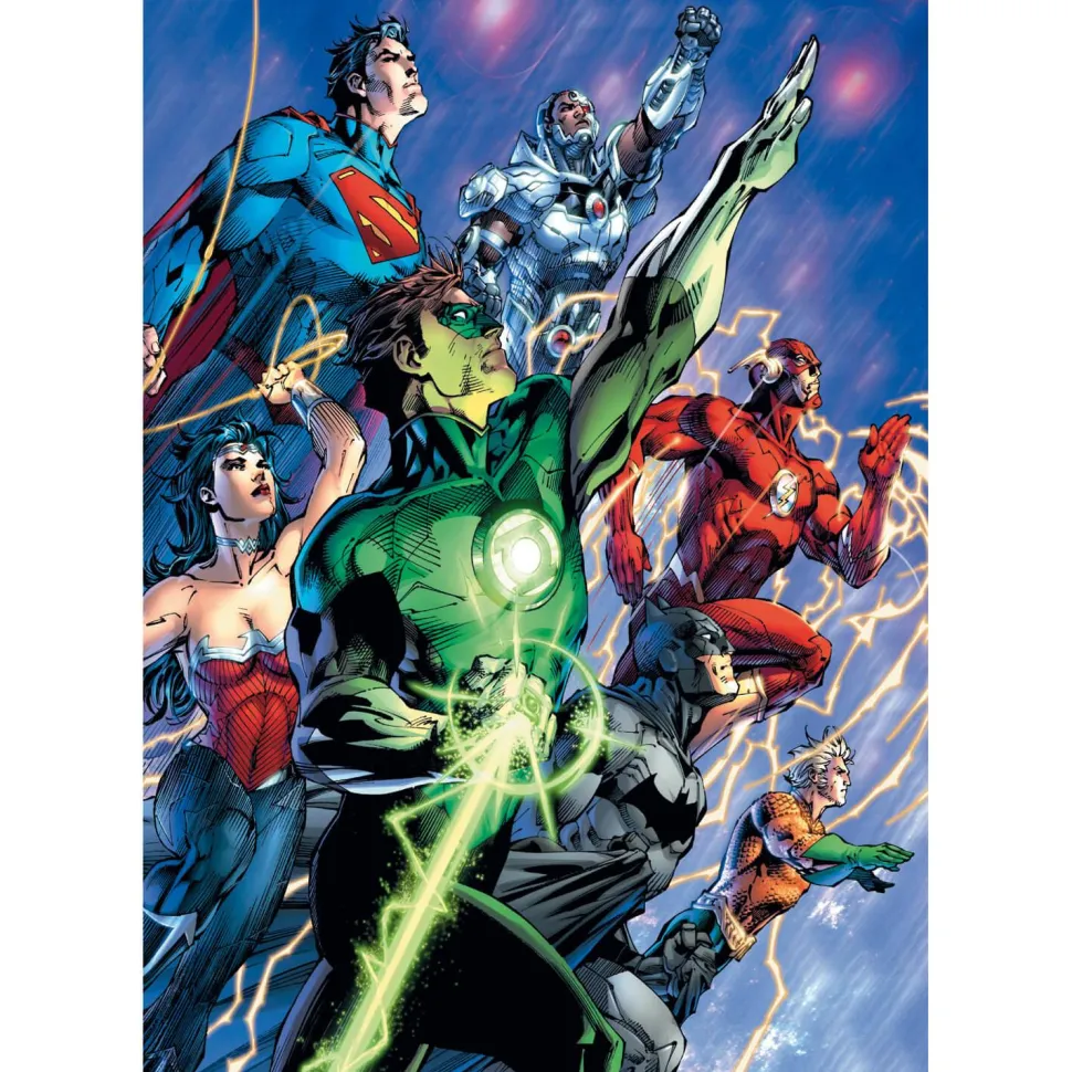 Puzzle 500 pièces : DC Comics - Justice League - Clementoni