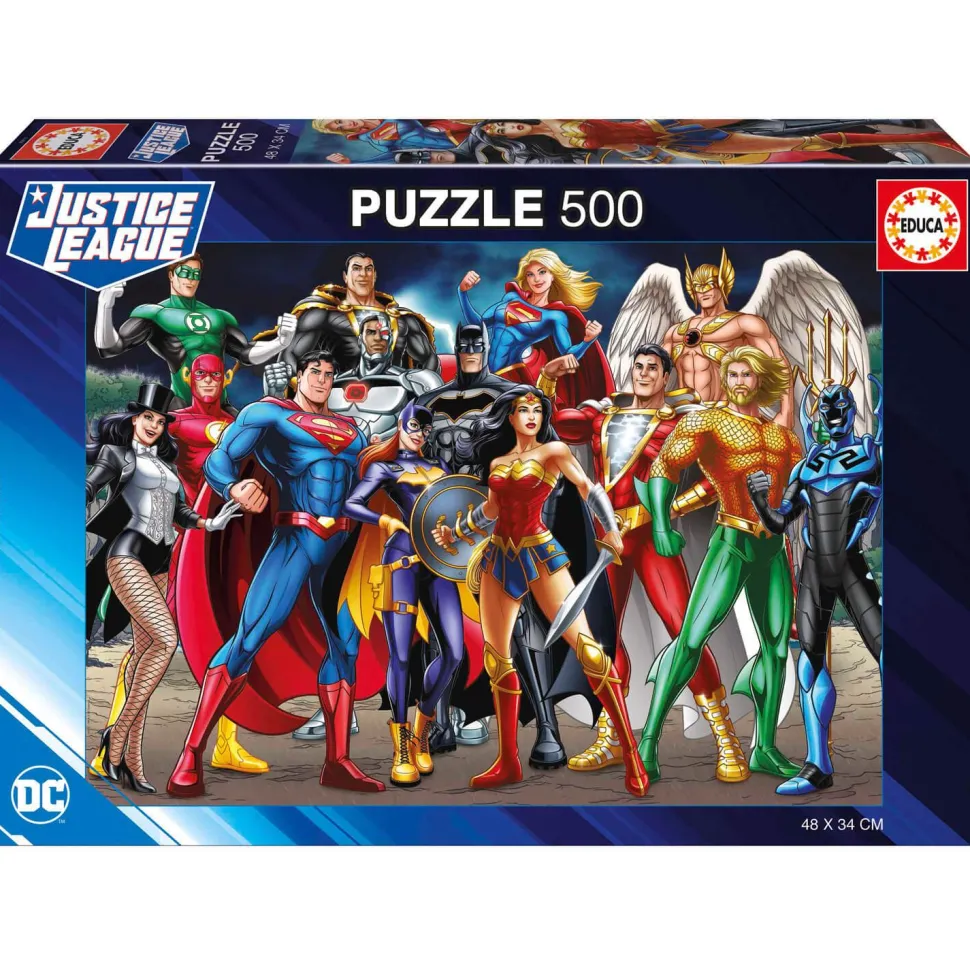 Puzzle 500 pièces : DC Comics Justice League - Educa