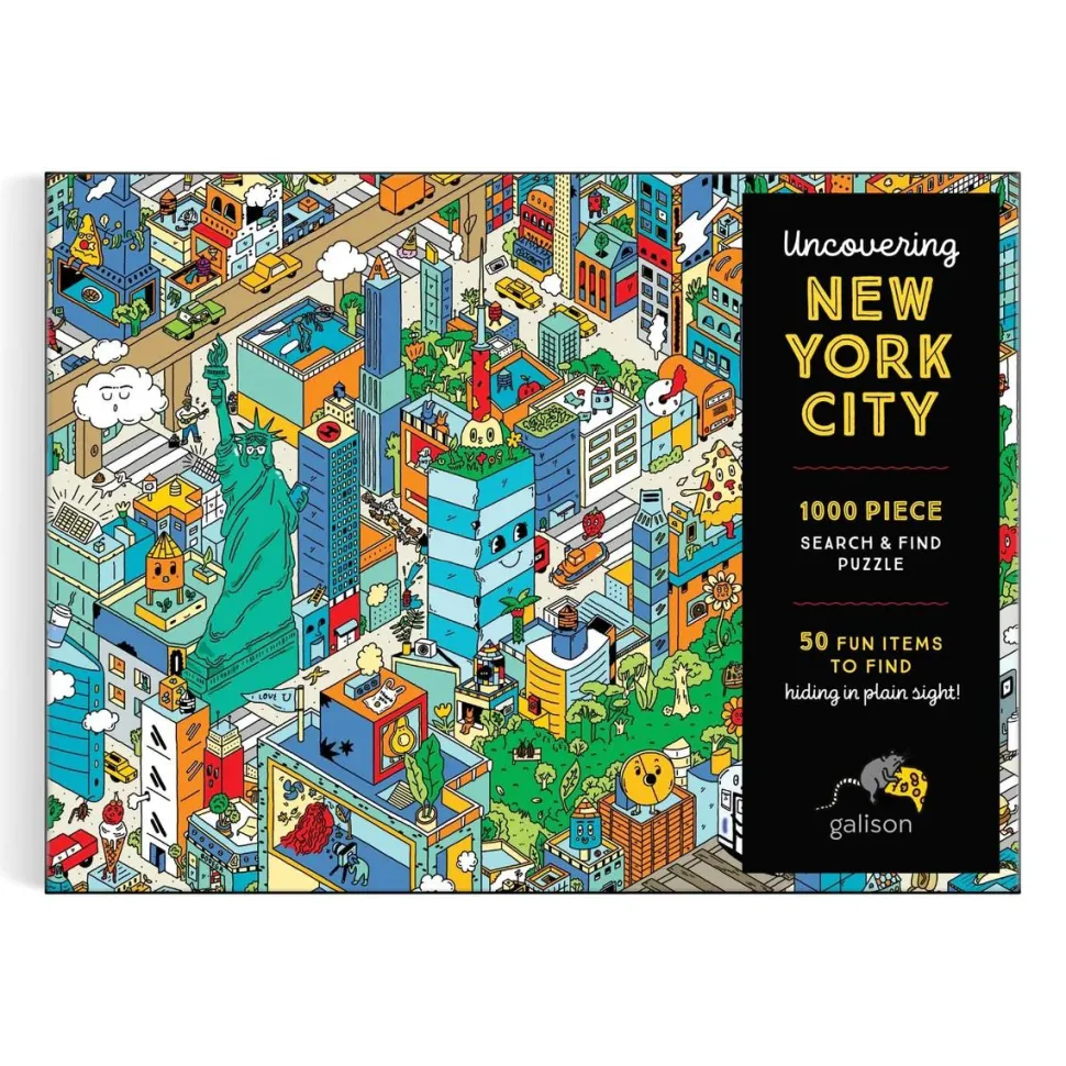 Puzzle 1000 pièces : Découverte de la ville de New York - Galison