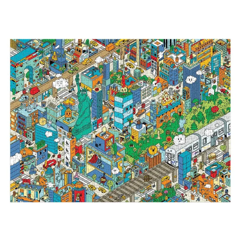 Puzzle 1000 pièces : Découverte de la ville de New York - Galison