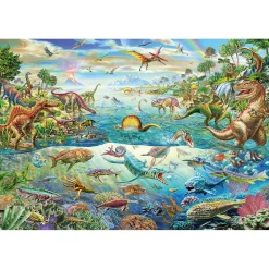Puzzle 200 pièces : Découvre les dinosaures - Schmidt