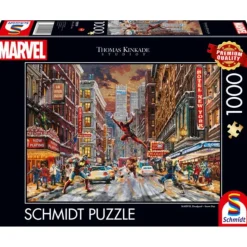Puzzle 1000 pièces : Deadpool - Snow Day - Thomas Kinkade - Schmidt