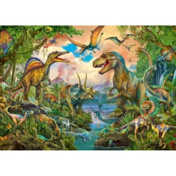 Puzzle 150 pièces : Dinos sauvage, avec tatouages - Schmidt