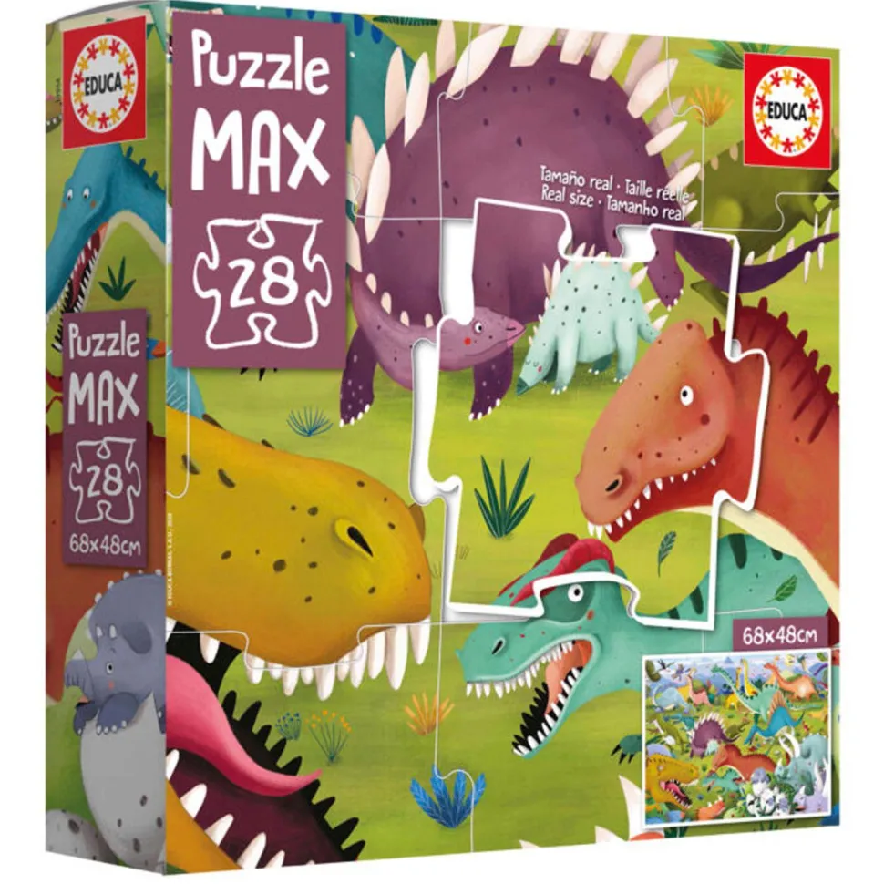 Puzzle 28 pièces : Dinosaures - Educa