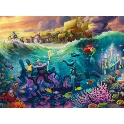 Puzzle 1000 pièces : Disney, La Petite Sirène, Ursula - Schmidt