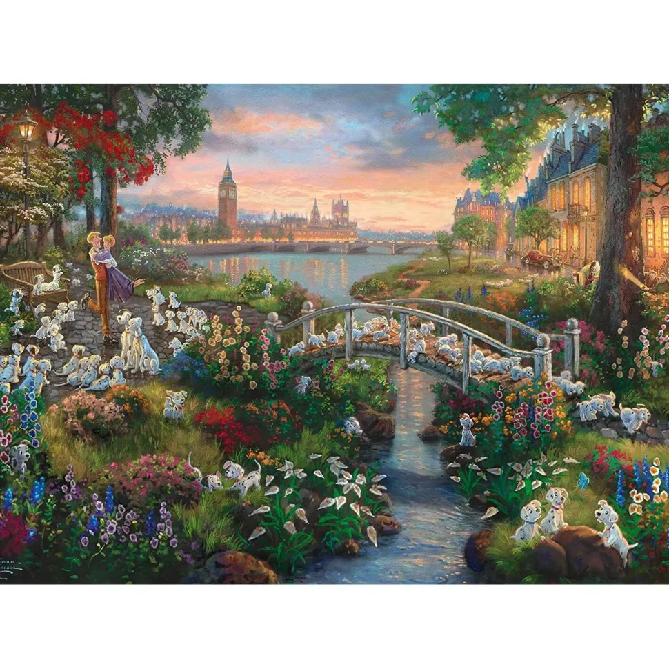 Puzzle 1000 pièces : Disney, les 101 Dalmatiens - Schmidt