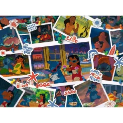 Puzzle 1000 pièces : Disney Lilo&Stitch - Jolie souvenirs - Trefl