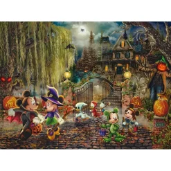 Puzzle 1000 pièces : Disney, Mickey & Minnie Halloween Fun - Schmidt