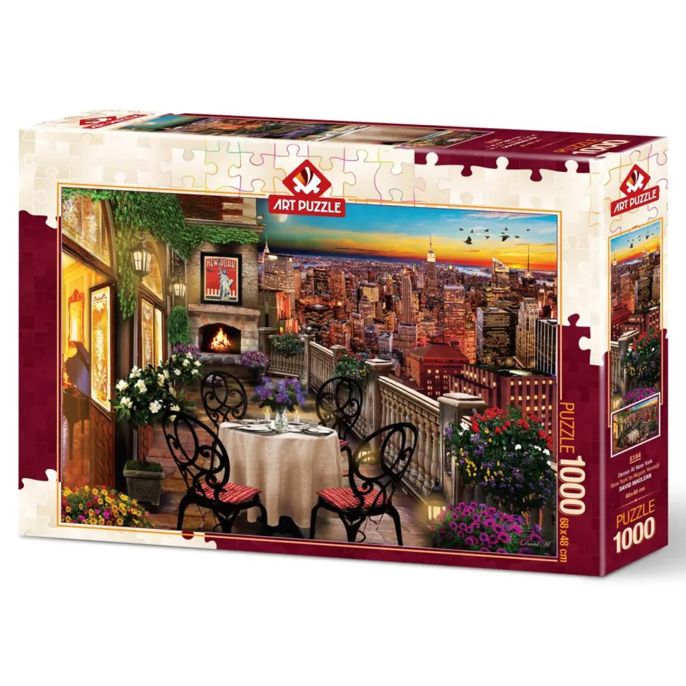 Puzzle 1000 pièces : Dîner à New York - Art Puzzle