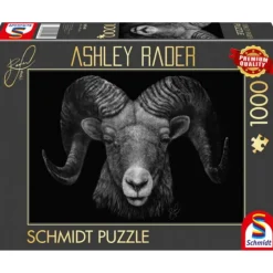 Puzzle 1000 pièces : Dominant – le bélier : sous le signe du feu - Ashley Rader - Schmidt
