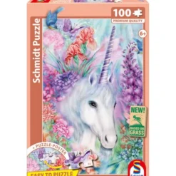 Puzzle 100 pièces : Douce beauté de la licorne - Schmidt