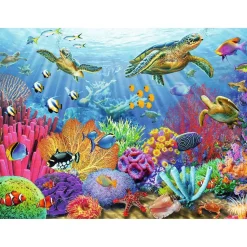 Puzzle 500 pièces - Eaux tropicales - Ravensburger