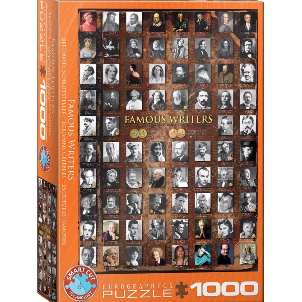 Puzzle 1000 pièces : Ecrivains célèbres - Eurographics