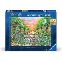 Puzzle 1000 pièces - Edition 50 ans : Vélos à Amsterdam - Ravensburger