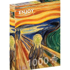 Puzzle 1000 pièces : Edvard Munch : Le Cri - EnjoyPuzzle