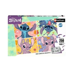 Puzzle 250 pièces : En bonne compagnie - Disney Stitch - Nathan