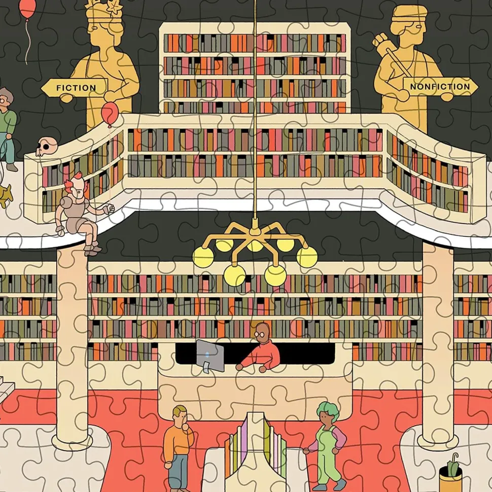 Puzzle 1000 pièces : En librairie - Galison