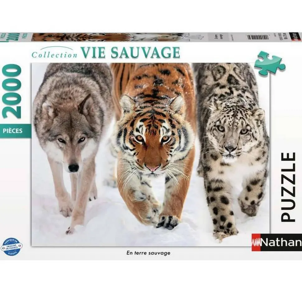 Puzzle 2000 pièces : en terre sauvage - Nathan