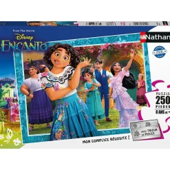 Puzzle 250 pièces : Encanto : La fantastique famille Madrigal - Nathan