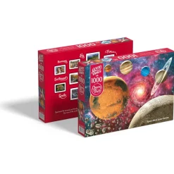 Puzzle 1000 pièces : Espace au-dessus de l'horizon lunaire - CherryPazzi