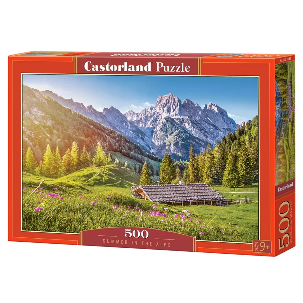 Puzzle 500 pièces : Eté dans les Alpes - Castorland
