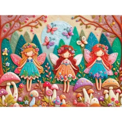 Puzzle 1000 pièces : FABLES EN FEUTRE - JaCaRou