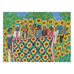 Puzzle 1000 pièces : Faith Ringgold, L'Abeille Tournesol Quilting à Arles - Galison