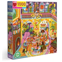 Puzzle 1000 pièces : Family Dinner Night - Eeboo