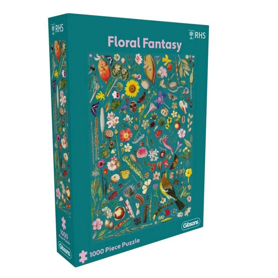 Puzzle 1000 pièces : Fantaisie florale RHS - Gibsons