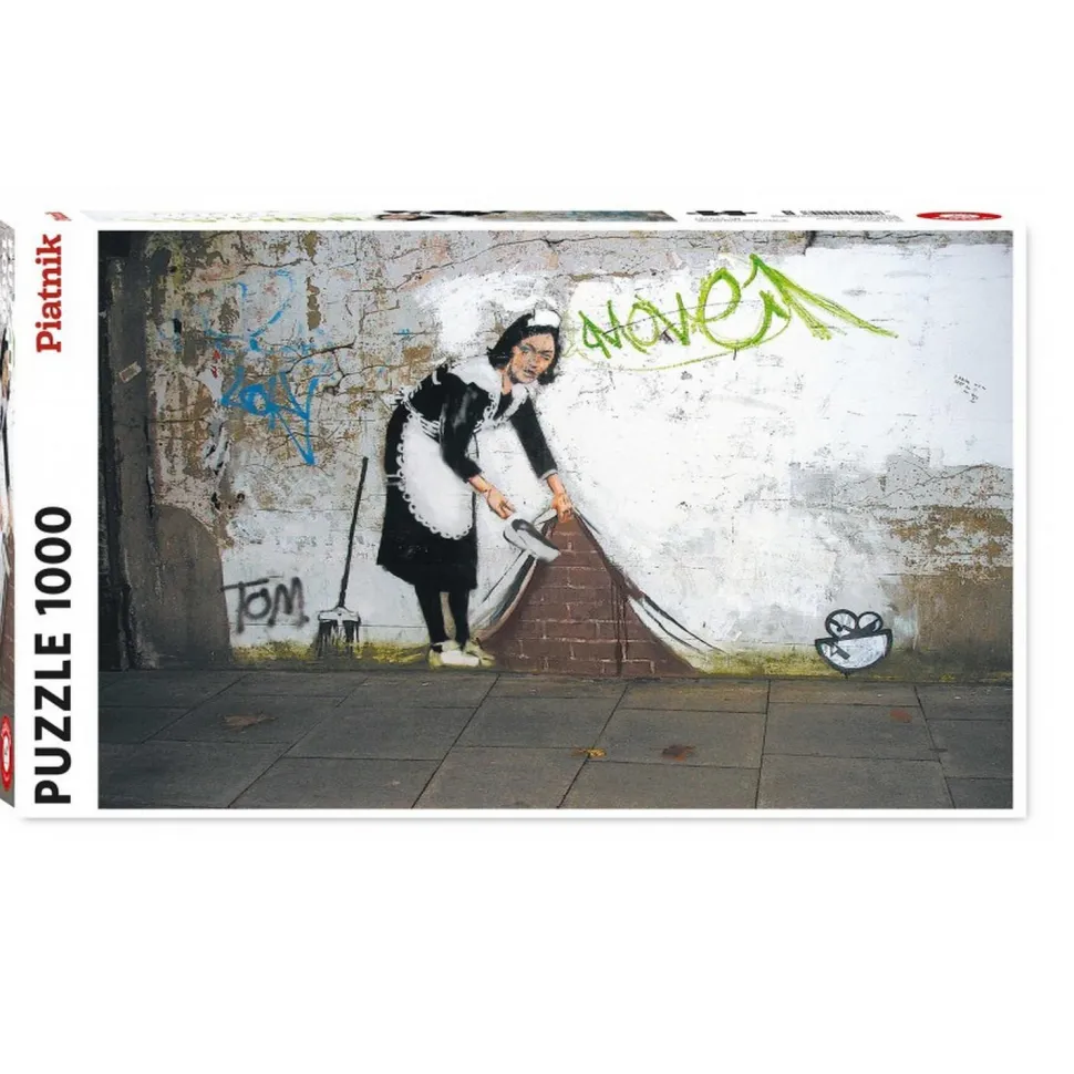 Puzzle 1000 pièces : Femme de ménage Banksy - Piatnik