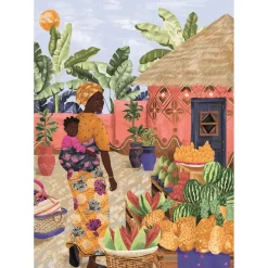 Puzzle 1000 pièces : Femmes autour du monde - Ghana - Claire Morris - Edition spéciale - Magnolia