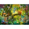 Puzzle 200 pièces : Fées dans la forêt, avec baguette magique - Schmidt