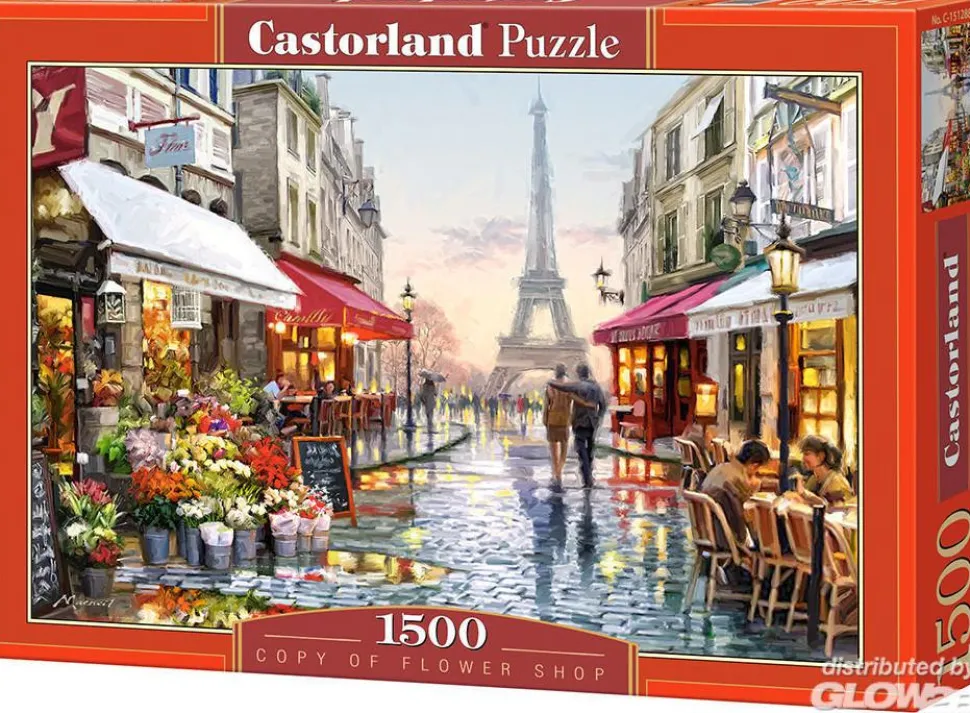 Puzzle 1500 pièces : Fleuriste à Paris - Castorland