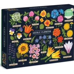 Puzzle 1000 pièces : Fleurs comestibles - Galison