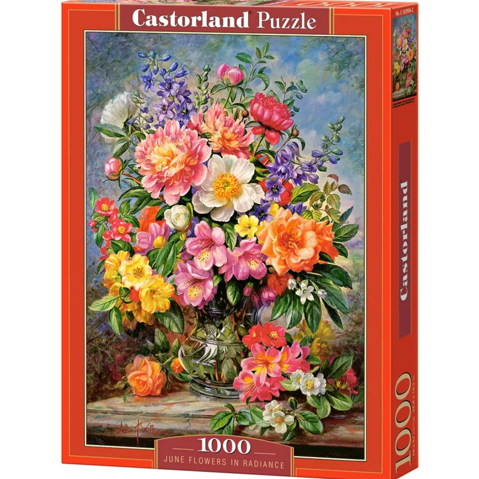 Puzzle 1000 pièces : Fleurs de juin - Castorland
