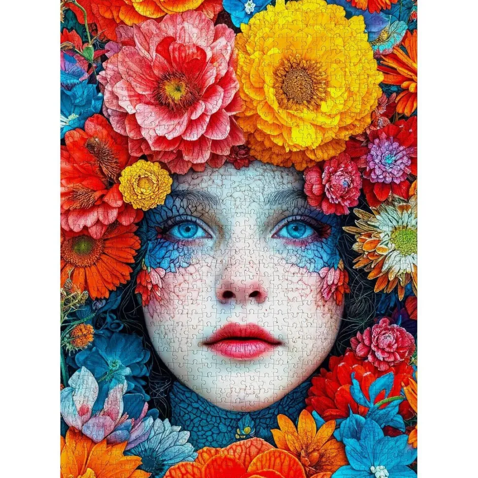 Puzzle 1000 pièces : Floral Grasp - EnjoyPuzzle