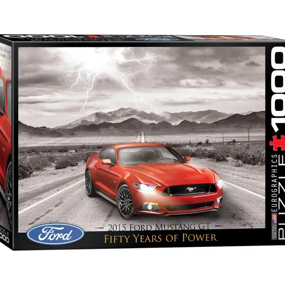 Puzzle 1000 pièces : Ford Mustang, 50 ans de puissance - Eurographics